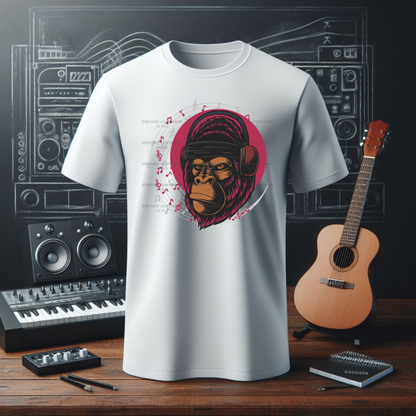 Gorilla Ville - Music Gorilla Graphic Tee