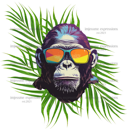 Gorilla Ville - Palm Gorilla Graphic Tee