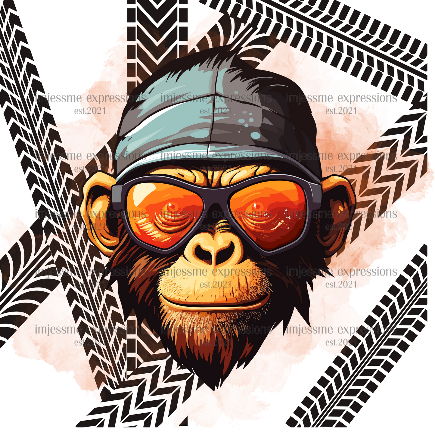 Gorilla Ville - Biker Gorilla Graphic Tee