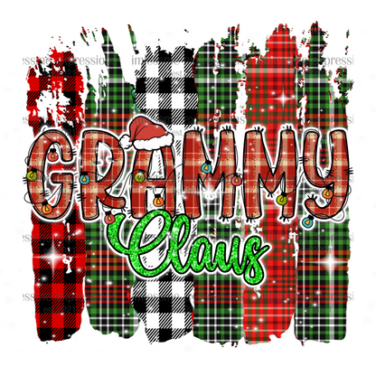 Grammy 2 - "Claus" Matching Christmas Graphic Tee