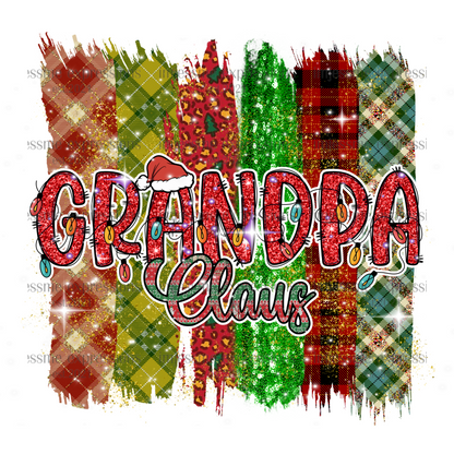 Grandpa 2 - "Claus" Matching Christmas Graphic Tee