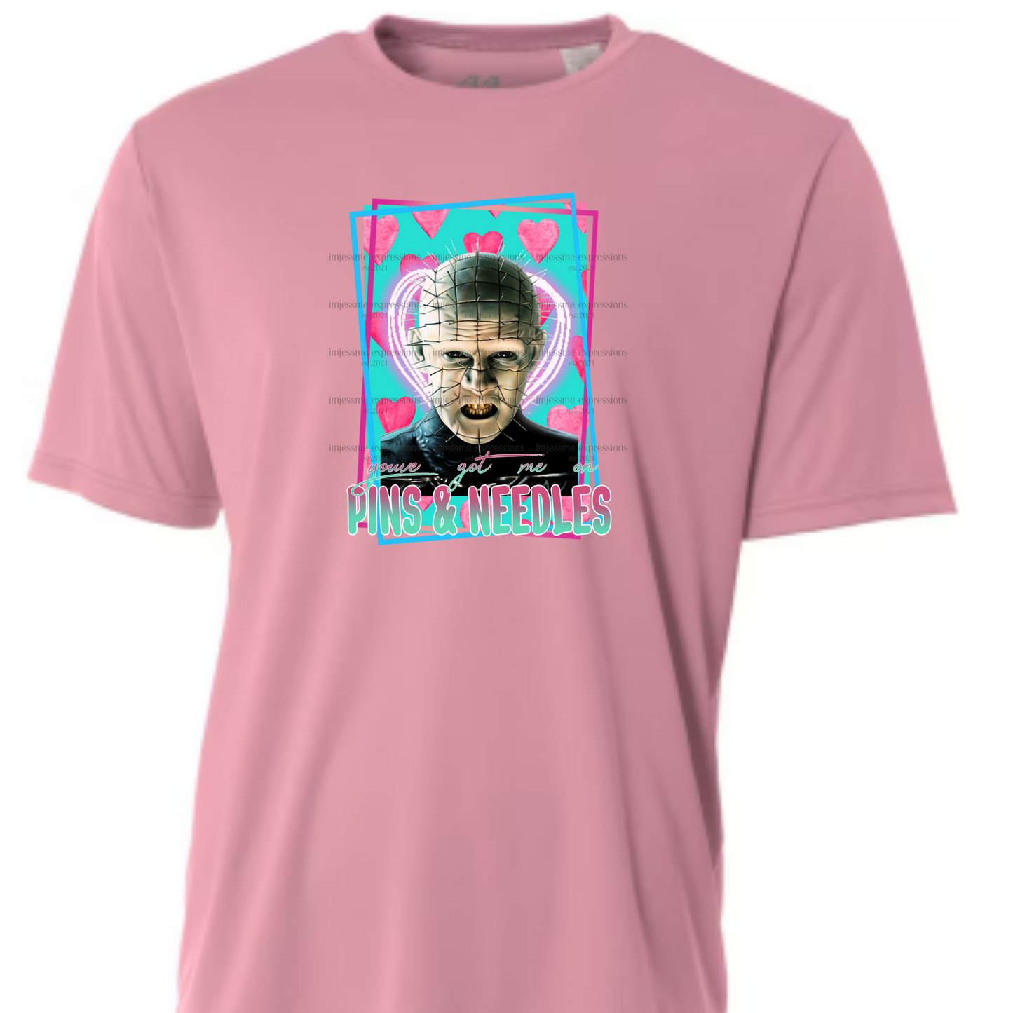 Hellraiser - Pins & Needles - Scary Valentine Sublimation Graphic Tee