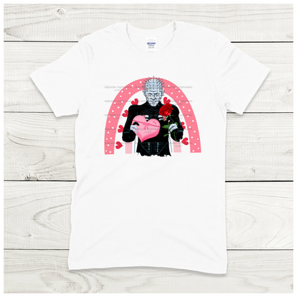 Hellraiser Candy - Scary Valentine Sublimation Graphic Tee