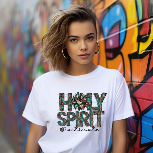 Holy Spirit Activate - Sublimation Graphic Tee