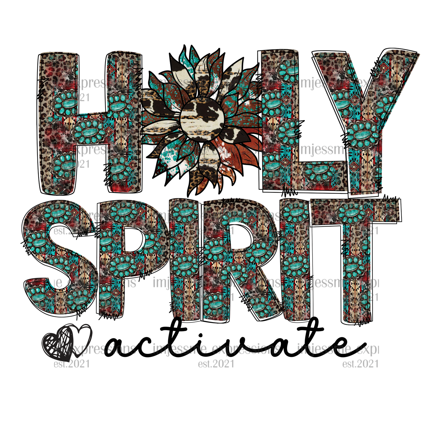 Holy Spirit Activate - Sublimation Graphic Tee