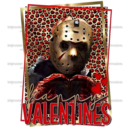 Jason Happy Valentine's - Scary Valentine Sublimation Graphic Tee