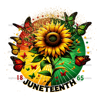 Juneteenth - Sunflower & Butterfly