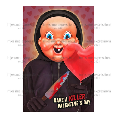 Killer Valentine's Day - Scary Valentine Sublimation Graphic Tee