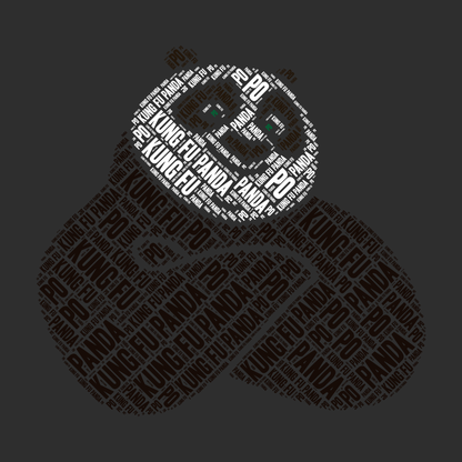 Panda - Calligram Graphic Tee