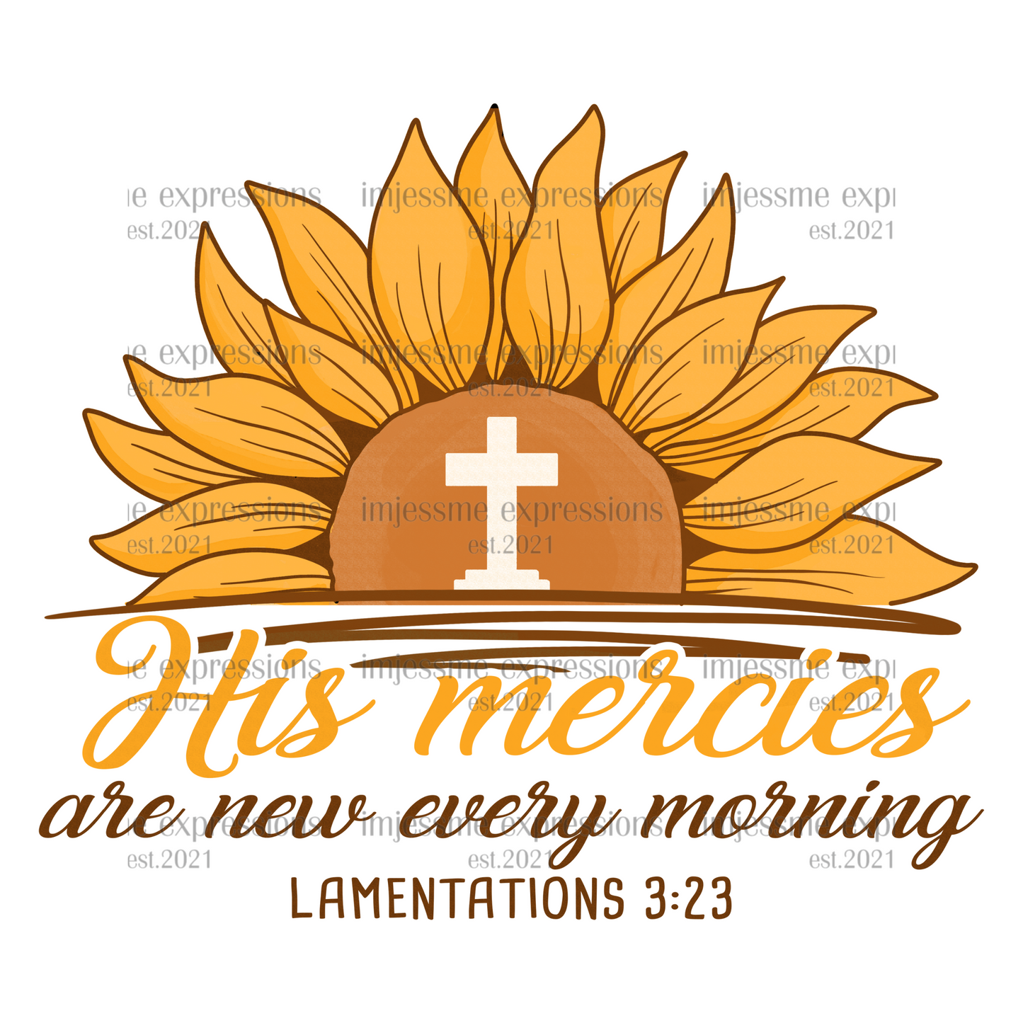 Lamentations 3:23 - Sublimation Graphic Tee