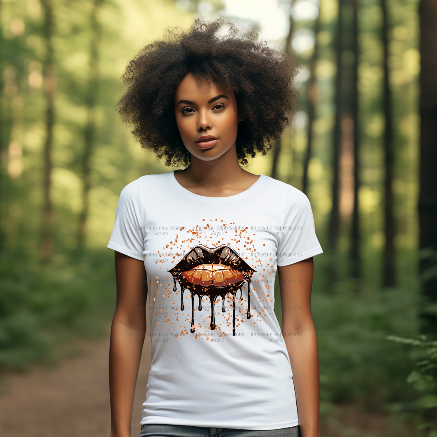 Melanin Lips - Melanin Magic Sublimation Graphic Tee