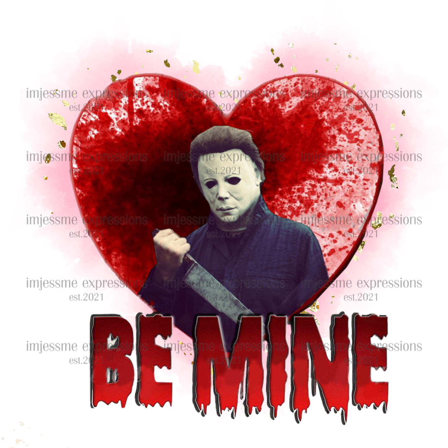 Mike - Be Mine - Scary Valentine Sublimation Graphic Tee