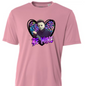 Mike - Be Mine Purple Leopard - Scary Valentine Sublimation Graphic Tee