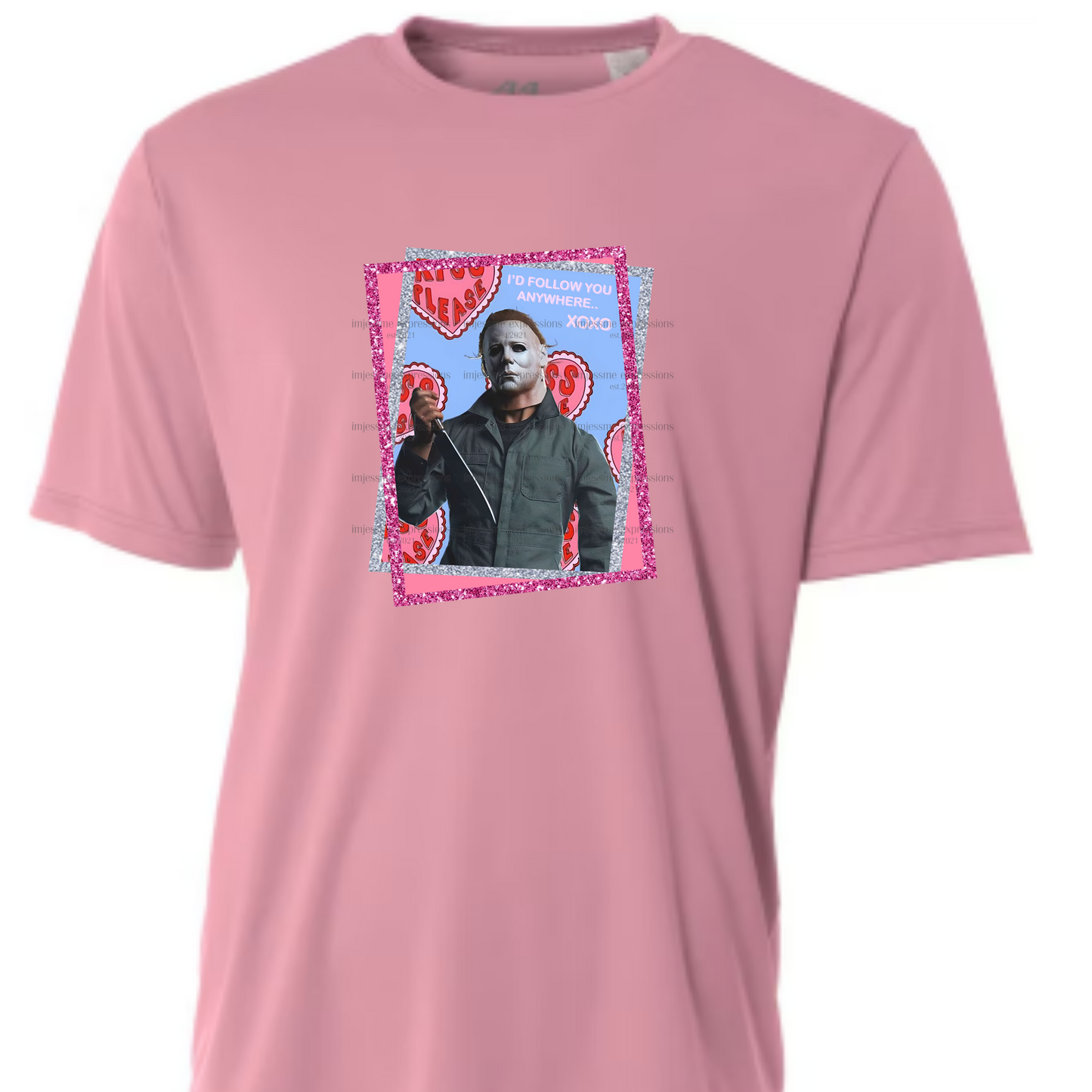 Mike - I'll Follow You Anywhere - Scary Valentine Sublimation Graphic Tee