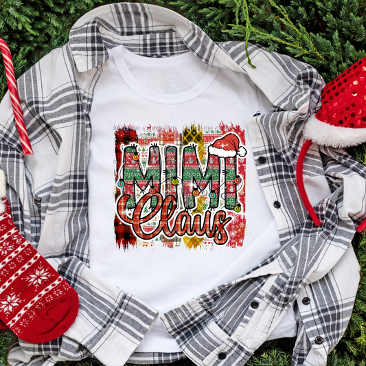 Mimi 2 - "Claus" Matching Christmas Graphic Tee
