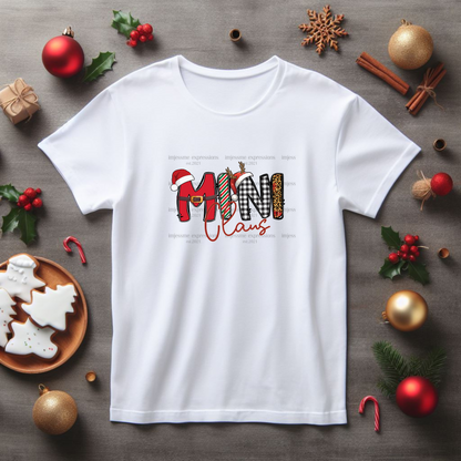 Mini - "Claus" Matching Christmas Graphic Tee (Infant & Toddler)