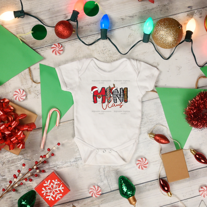 Mini - "Claus" Matching Christmas Graphic Tee (Infant & Toddler)