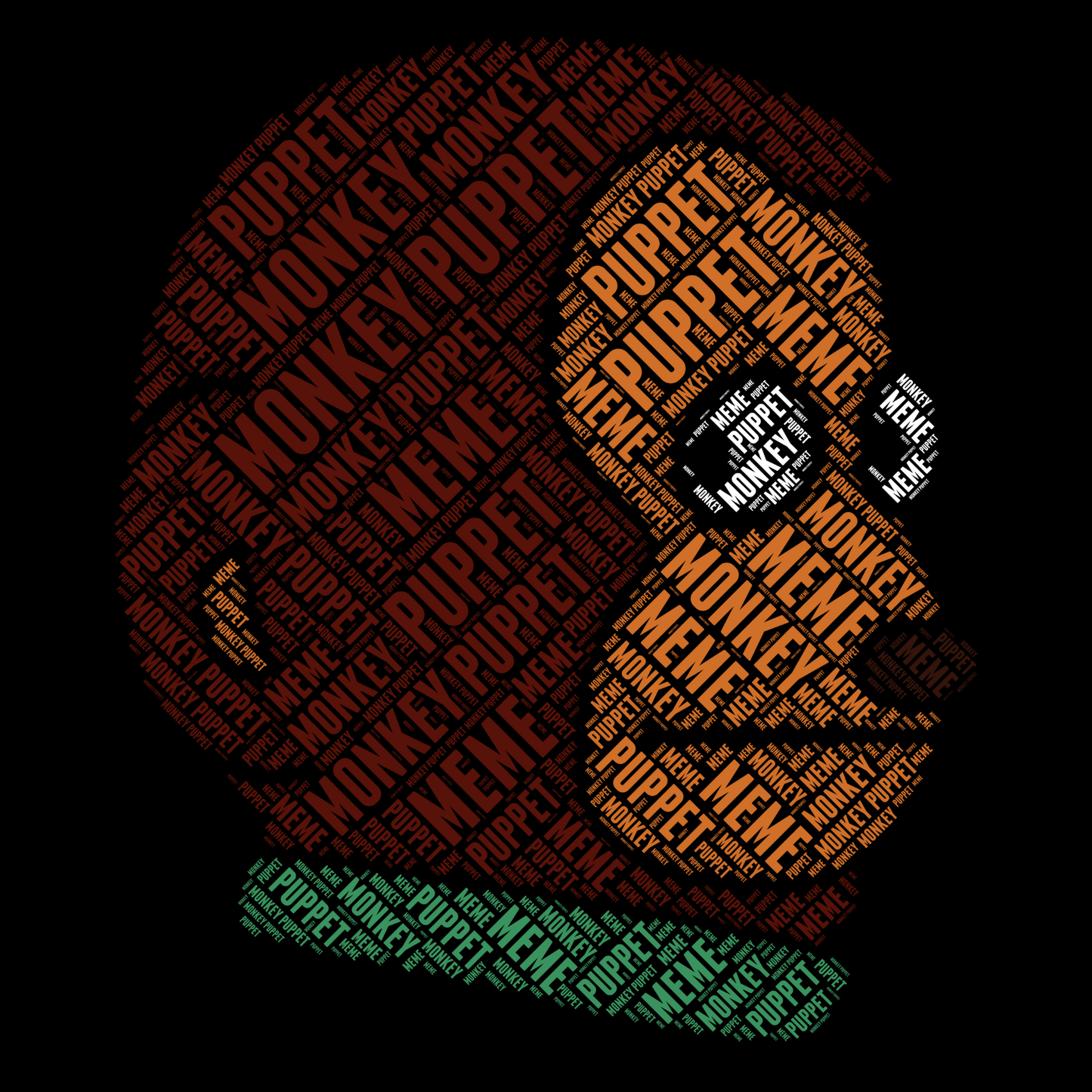 Monkey Puppet - Calligram Graphic Tee