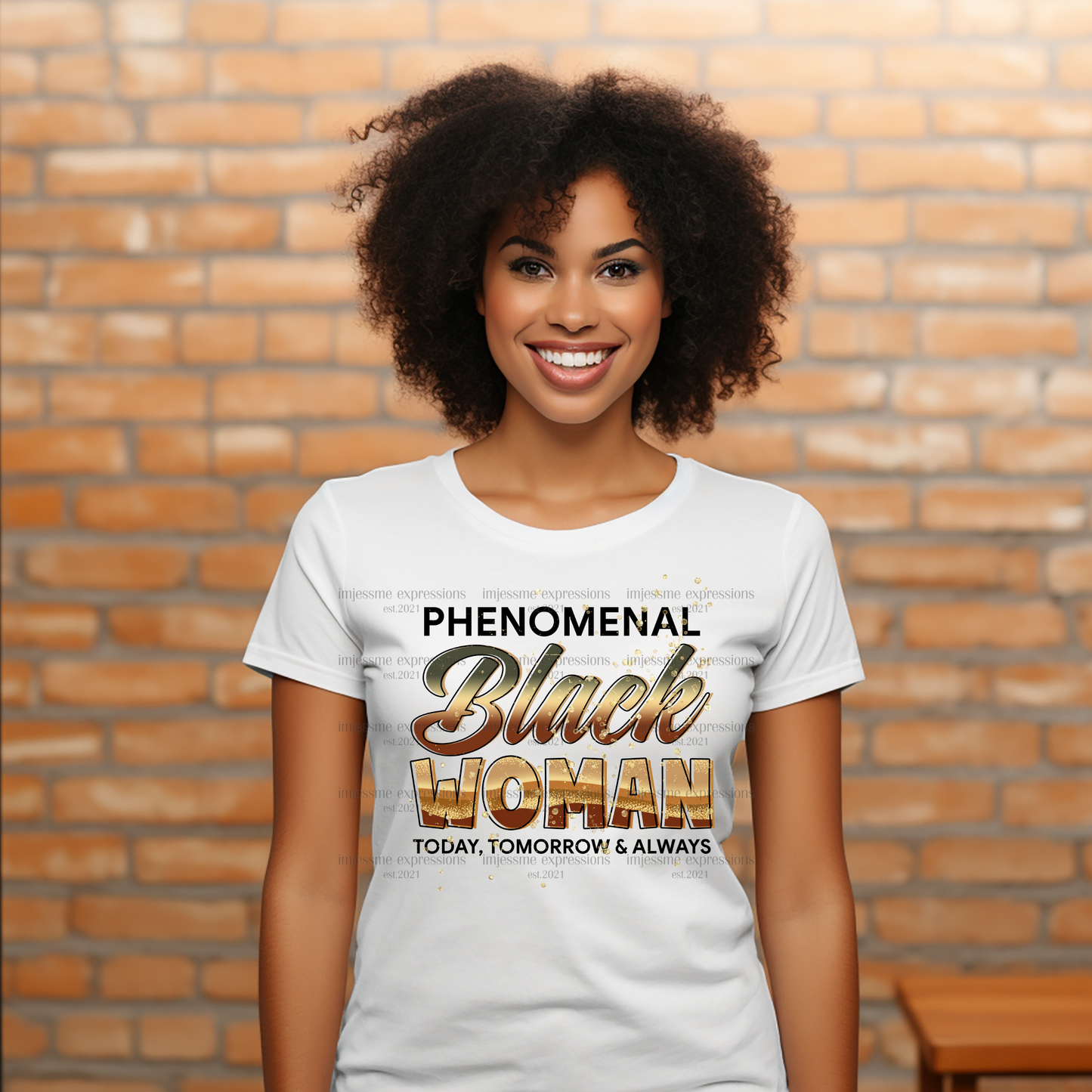 Phenomenal Black Woman - Melanin Magic Sublimation Graphic Tee