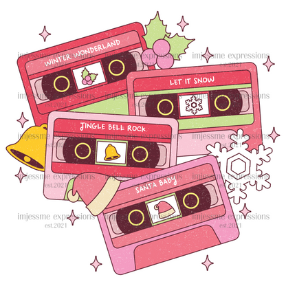 Retro-Christmas cassettes - Graphic Tee