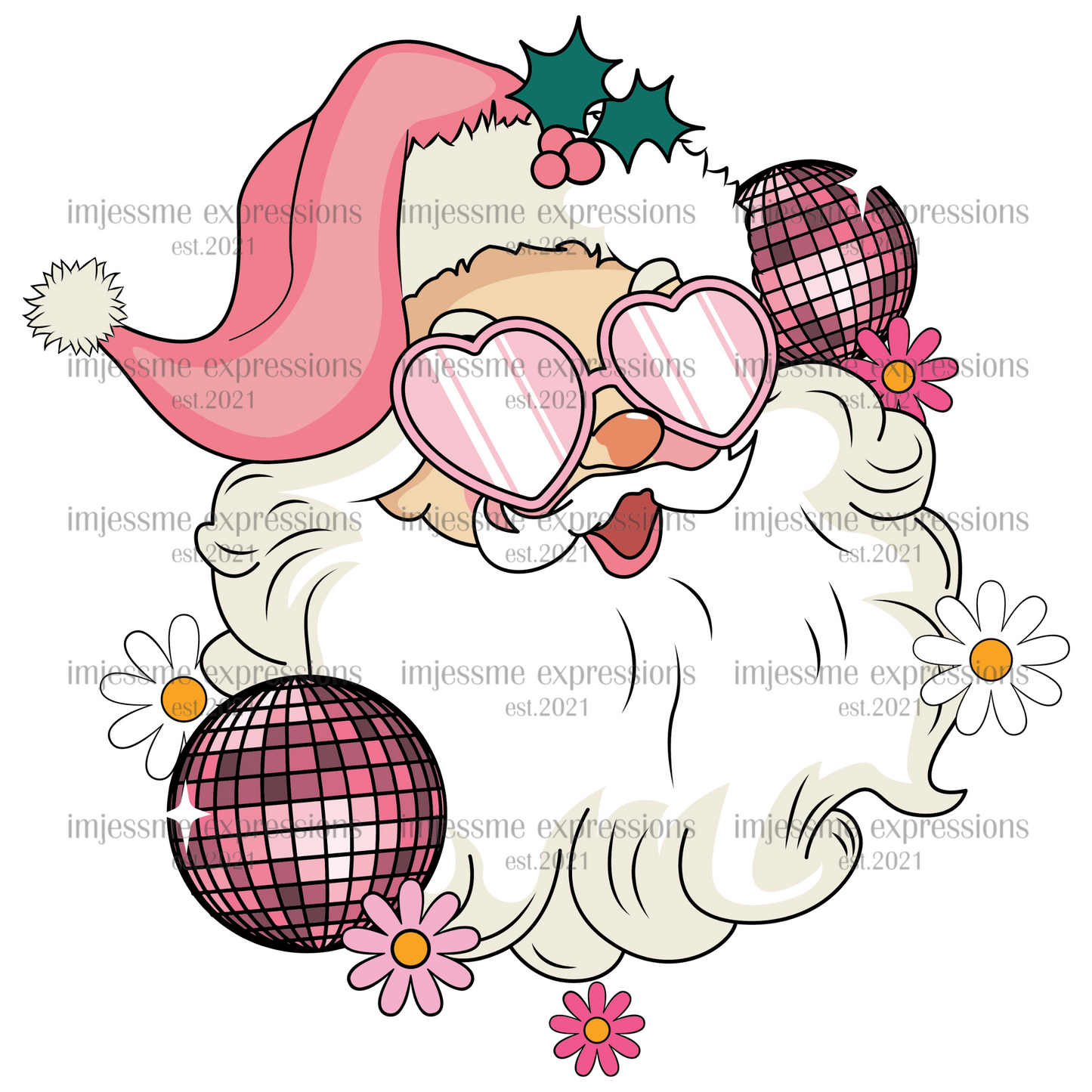 Retro-Disco Santa - Graphic Tee