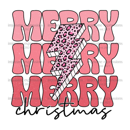Retro-Merry Christmas - Graphic Tee