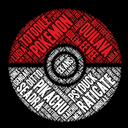 Poke Ball - Calligram Graphic Tee