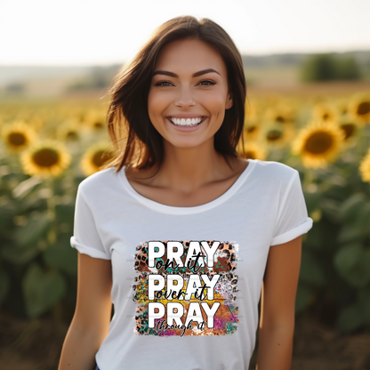 Pray-Pray-Pray - Sublimation Graphic Tee