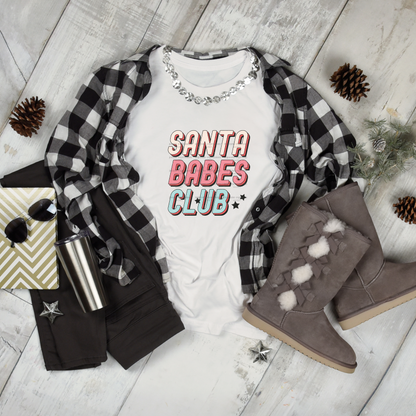 Retro-Santa Babes Club - Graphic Tee
