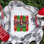 Sibling - "Claus" Matching Christmas Graphic Tee