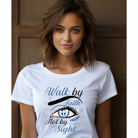 Walk by Faith - Sublimation Graphic Tee