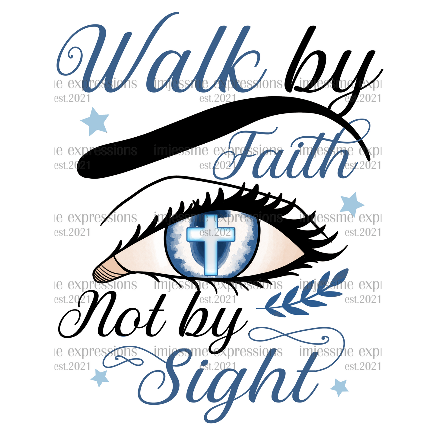 Walk by Faith - Sublimation Graphic Tee