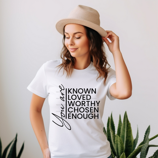 You Are...  - Word Art Sublimation Graphic Tee