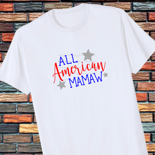 ALL AMERICAN MAMAW - GRAPHIC TEE