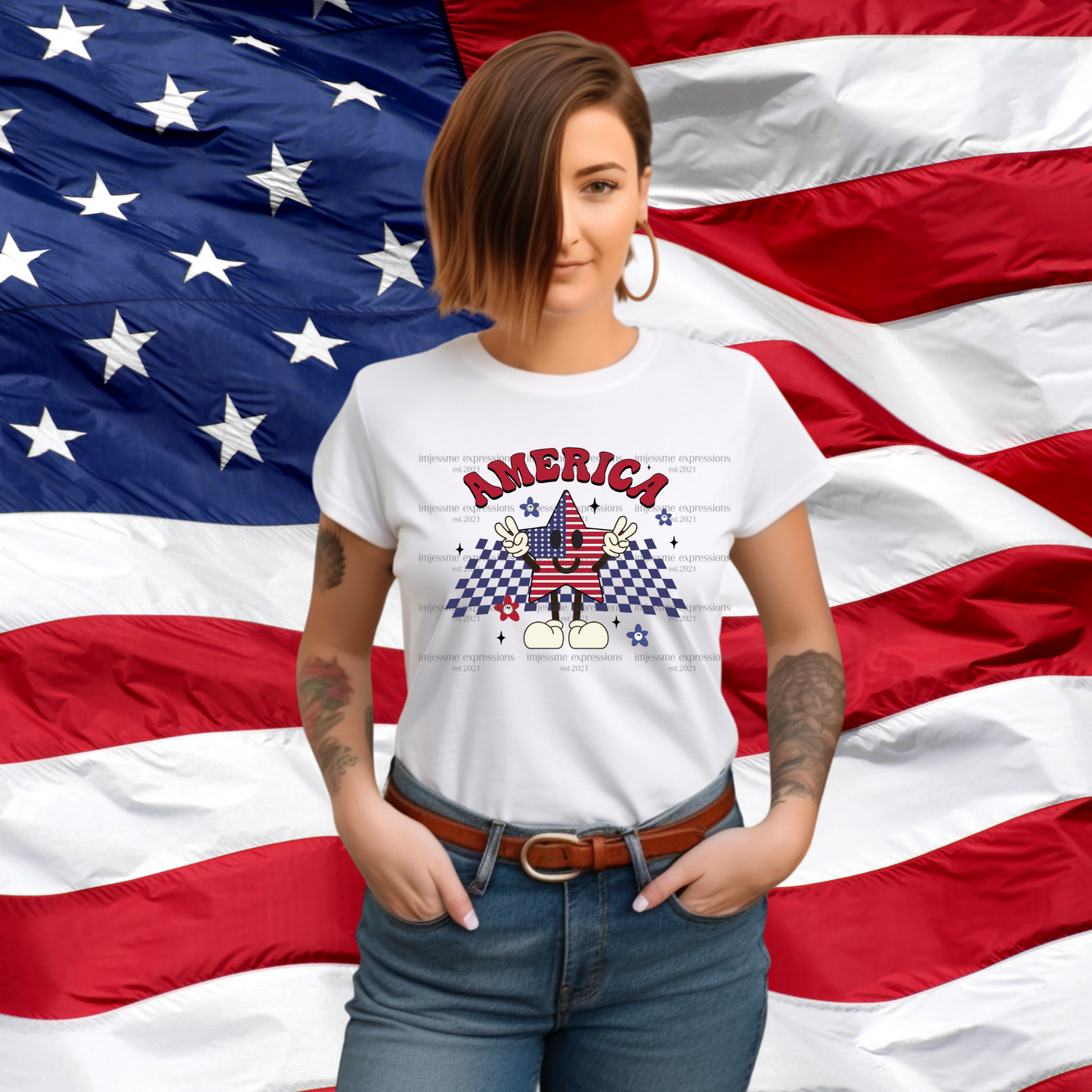 Patriotic - America - Retro