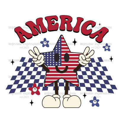 Patriotic - America - Retro