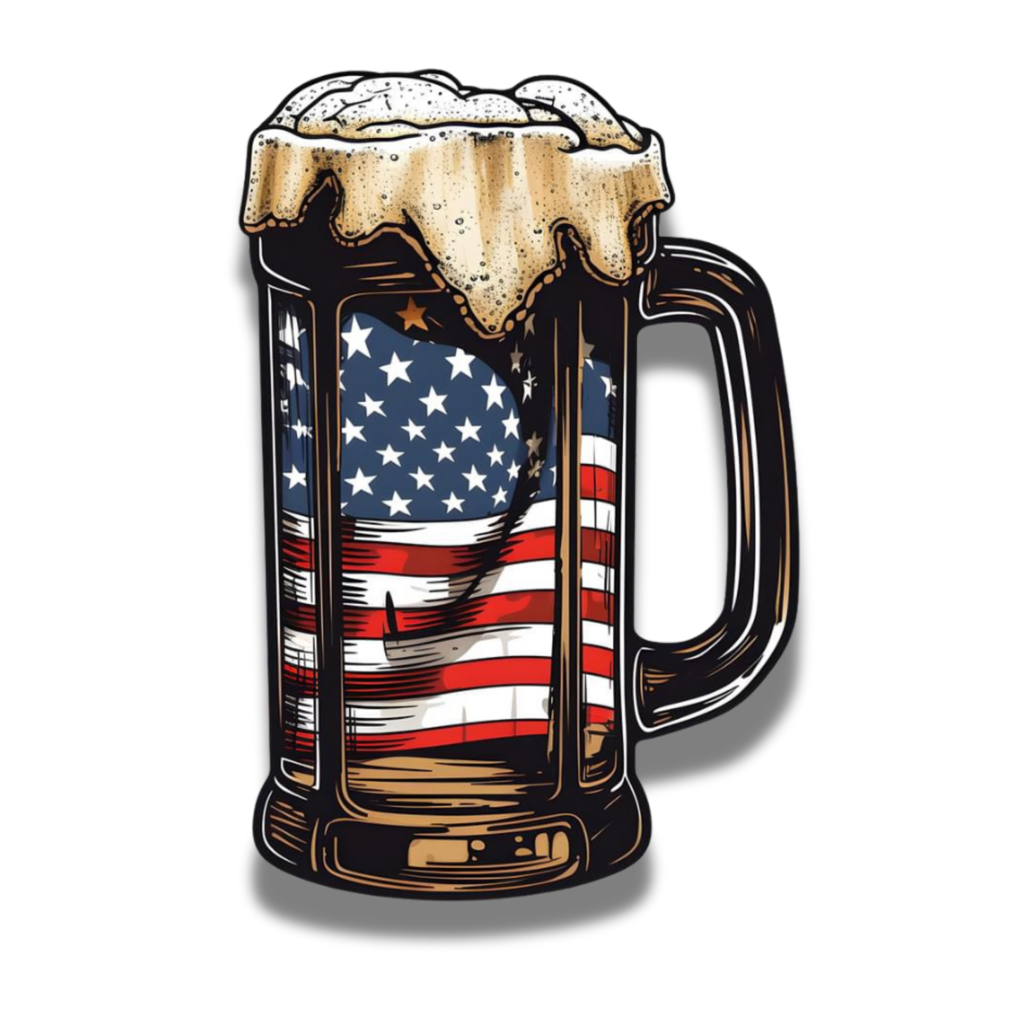 Patriotic - Flag Beer Mug