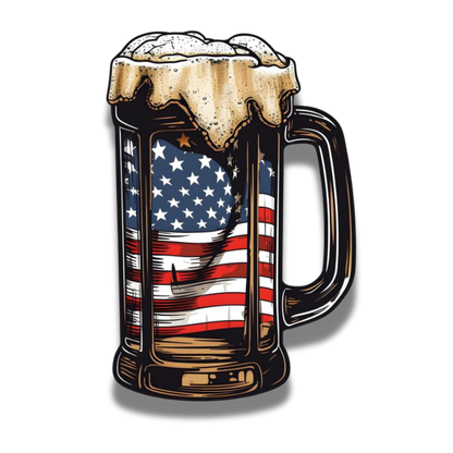 Patriotic - Flag Beer Mug