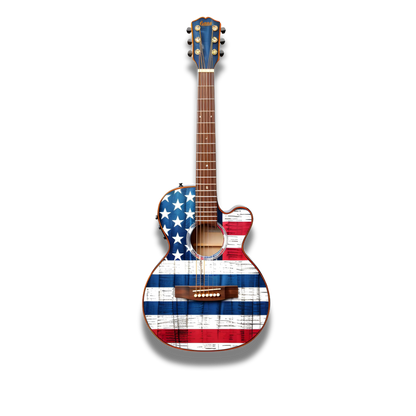 Patriotic - Flag Guitar