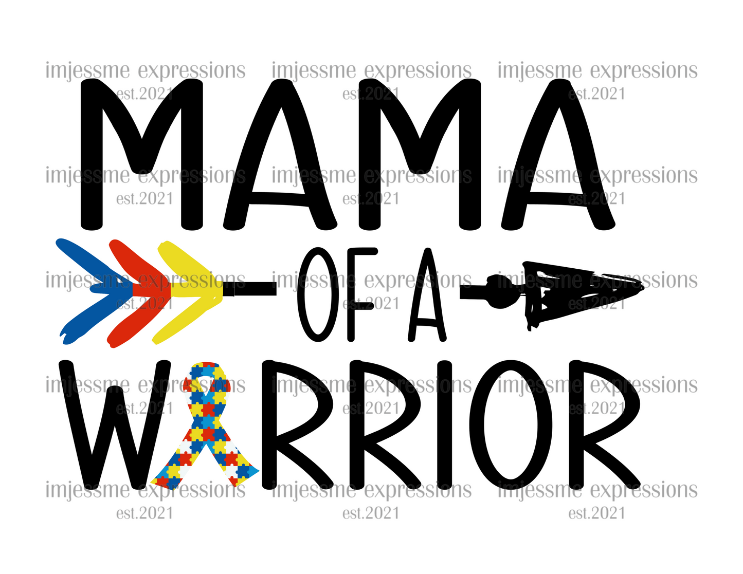 MAMA OF A WARRIOR - GRAPHIC TEE