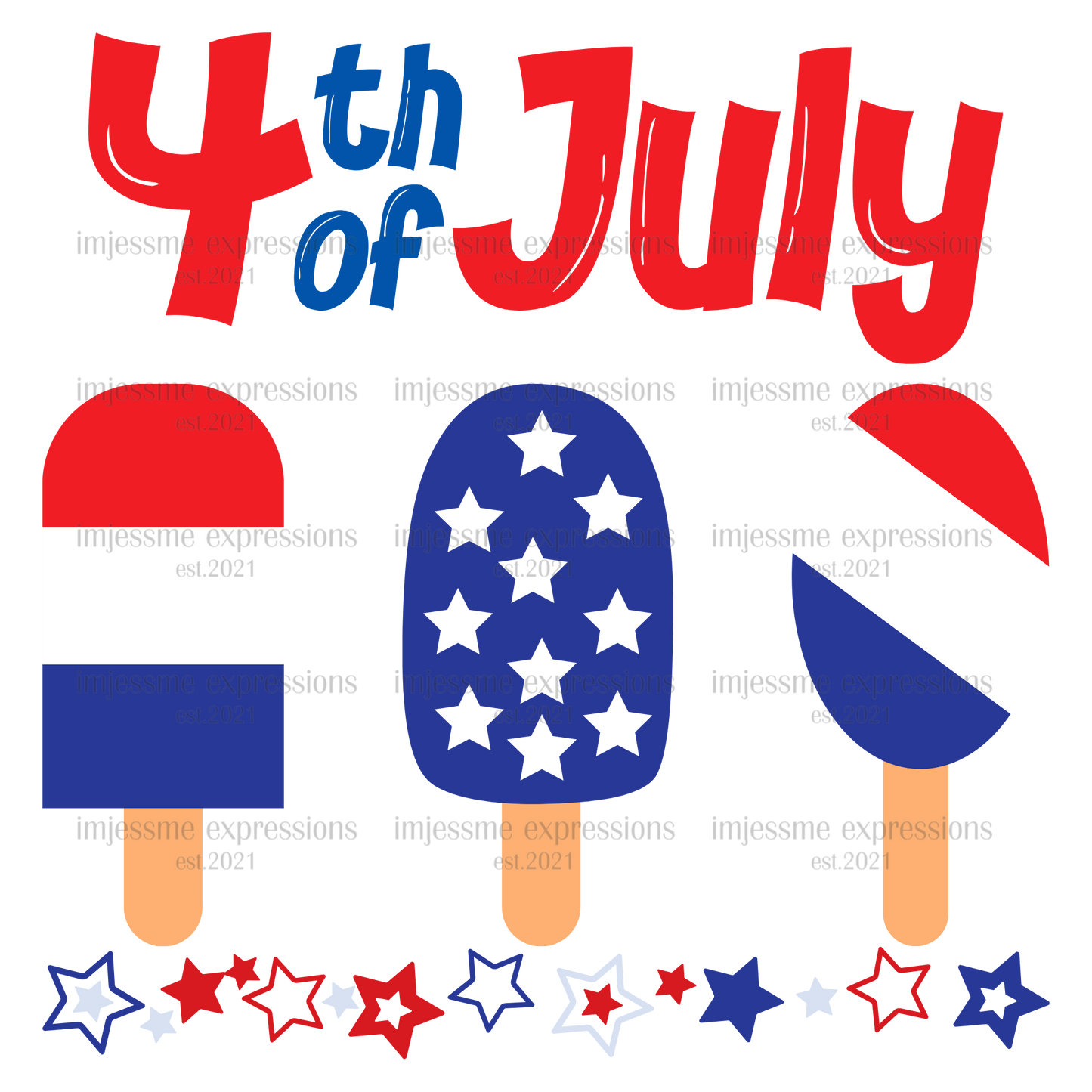 Patriotic - 4th of July Popsicles