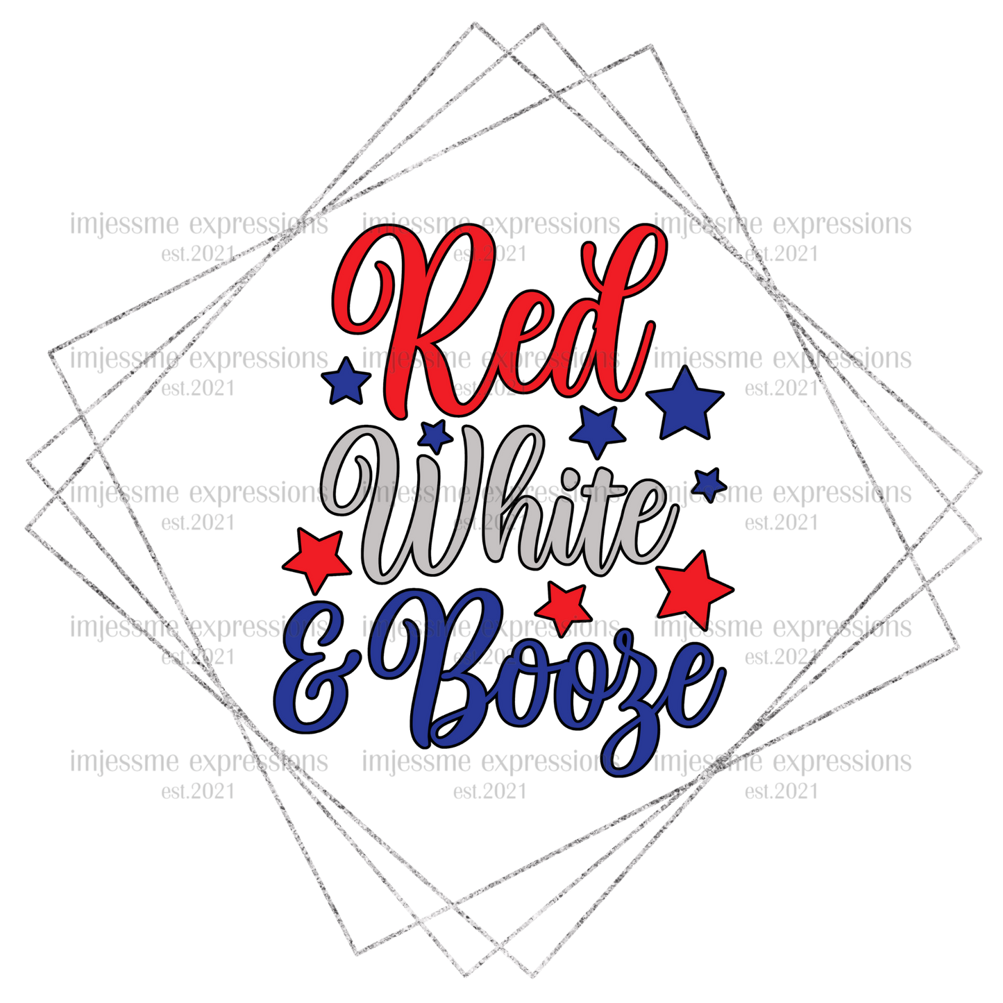 Patriotic - Red, White & Booze