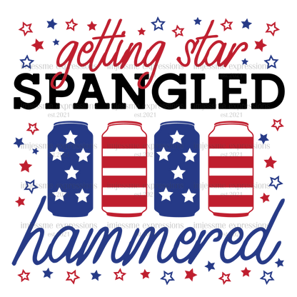 Patriotic - Star Spangled Hammered